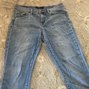 lucky brand sofia straight light blue jeans